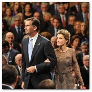 :: Pulse para Ampliar :: Llegada de los Príncipes de Asturias, D. Felipe y Dña. Letizia, a los Premios Príncipe de Asturias