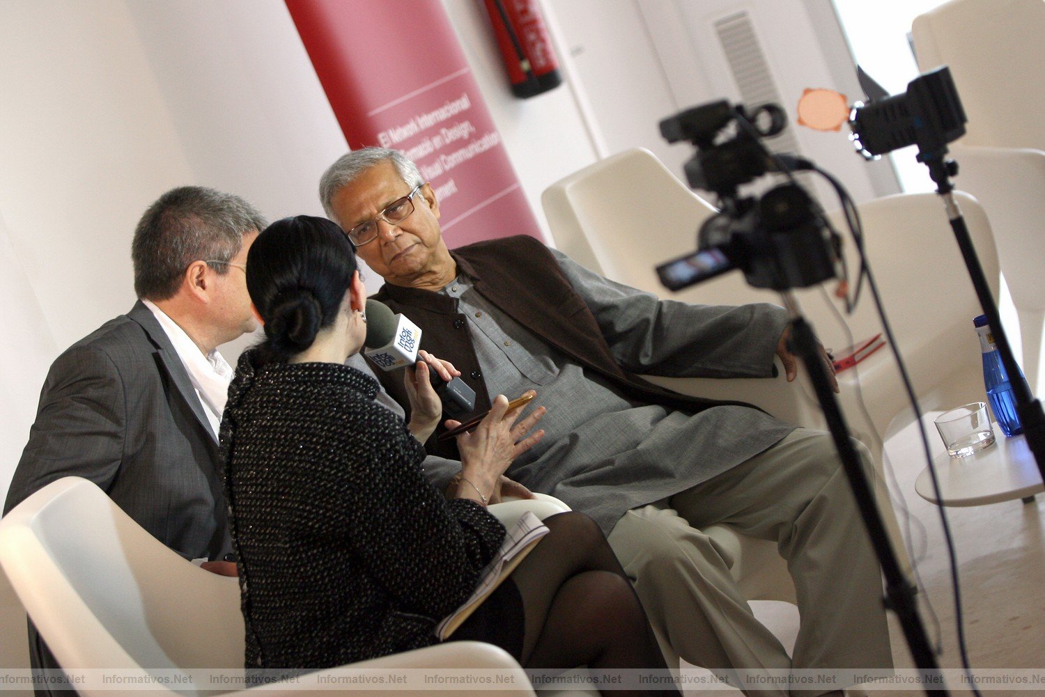 BCN19NOV011.- Muhammad Yunus, Premio Nobel de la Paz y creador del concepto del Microcrédito