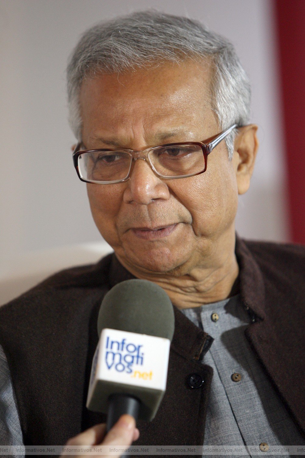 BCN19NOV011.- Muhammad Yunus, Premio Nobel de la Paz y creador del concepto del Microcrédito