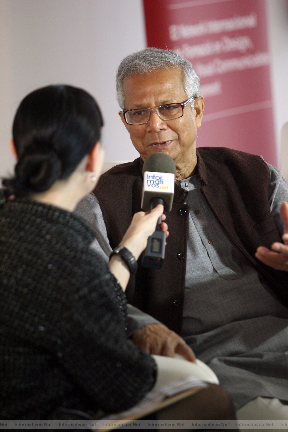 BCN19NOV011.- Muhammad Yunus, Premio Nobel de la Paz y creador del concepto del Microcrédito