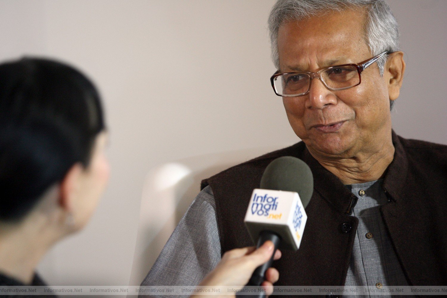 BCN19NOV011.- Muhammad Yunus, Premio Nobel de la Paz y creador del concepto del Microcrédito