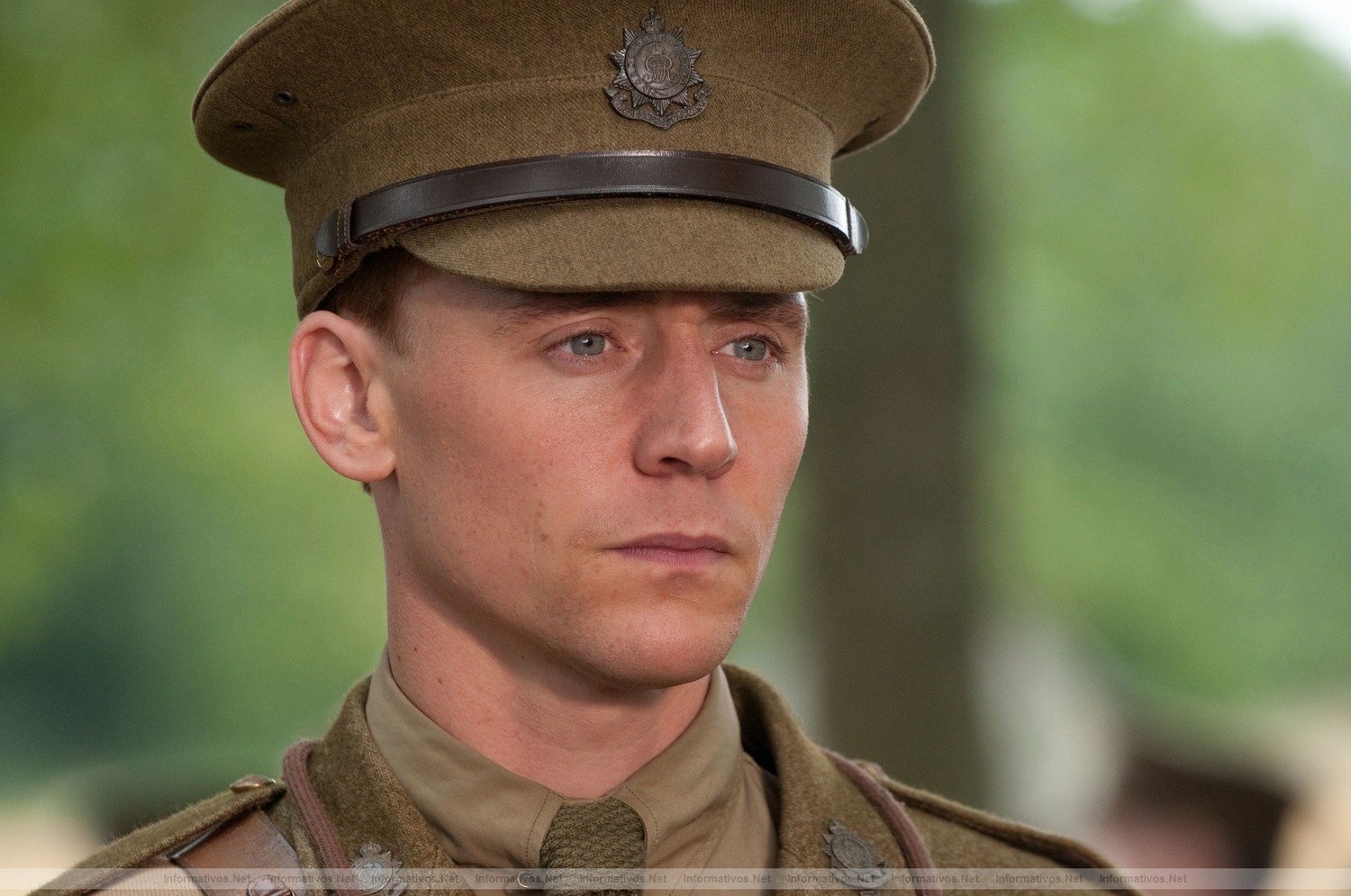 Captain Nicholls (Tom Hiddleston) is featured in this scene from DreamWorks Pictures' "War Horse", director Steven Spielberg's epic adventure set against a sweeping canvas of rural England and Europe during the First World War
