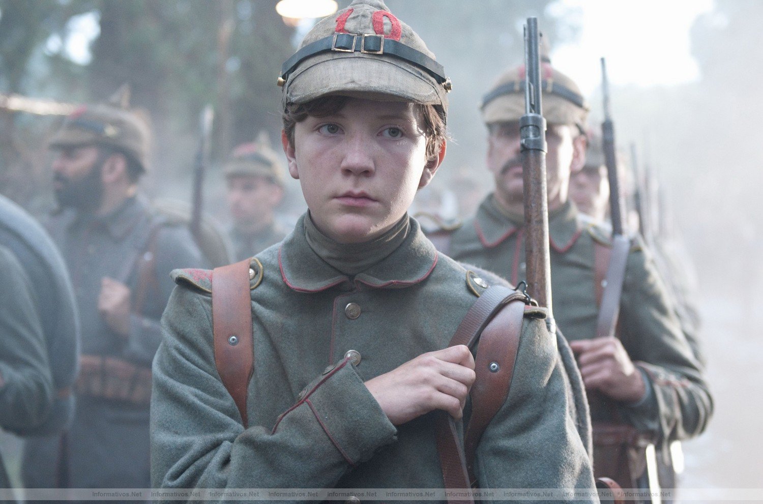 Michael (Leonard Carrow) prepares to depart for the frontline with the German troops in in this scene from DreamWorks Pictures' "War Horse", director Steven Spielberg's epic adventure set against a sweeping canvas of rural England and Europe during the First World War.