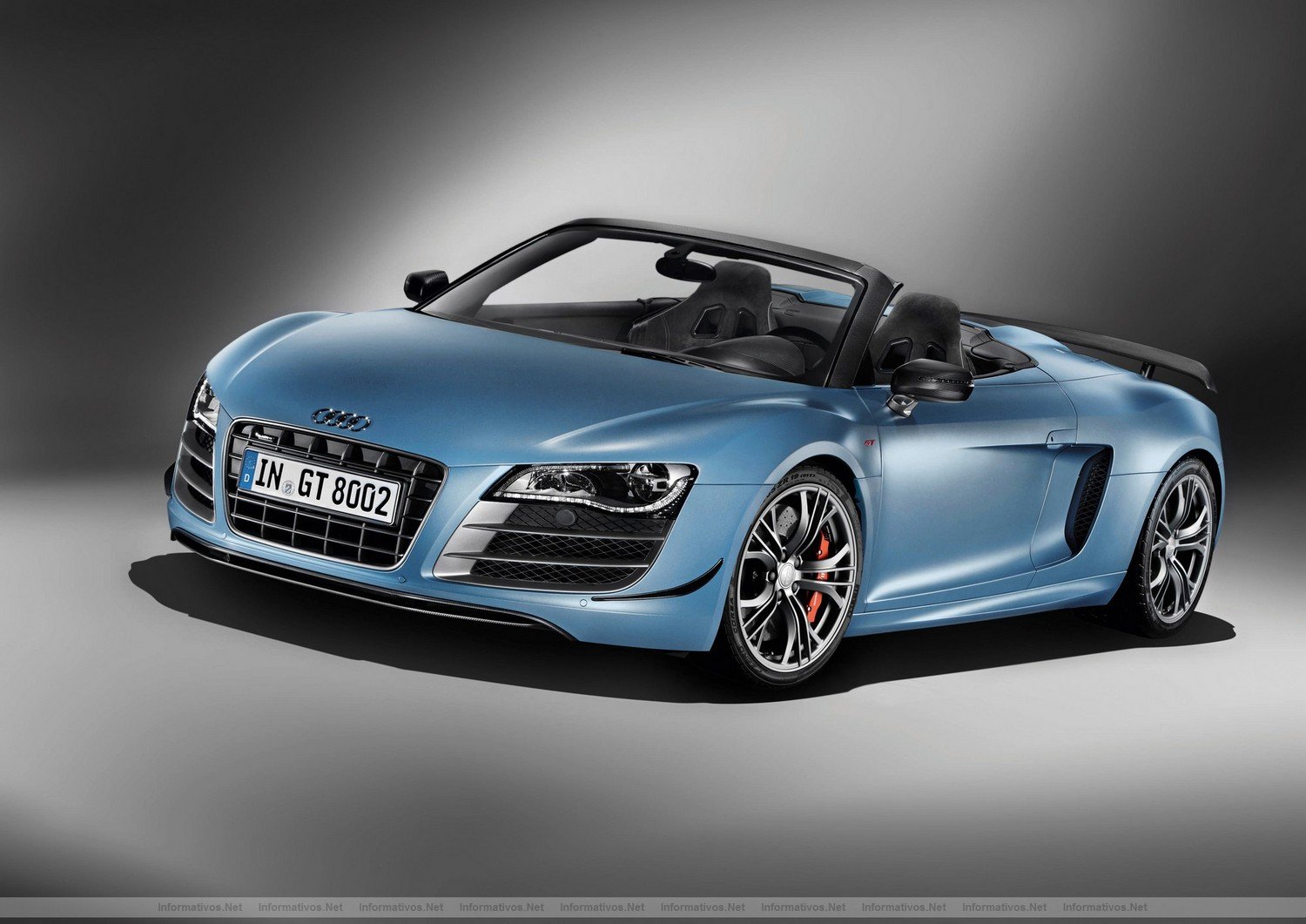 Audi R8 GT Spyder: un deportivo de altas prestaciones en serie limitada 333 unidades