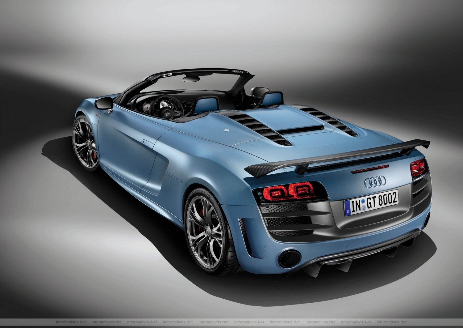 Audi R8 GT Spyder: un deportivo de altas prestaciones en serie limitada 333 unidades