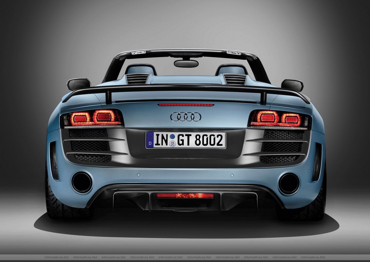 Audi R8 GT Spyder: un deportivo de altas prestaciones en serie limitada 333 unidades