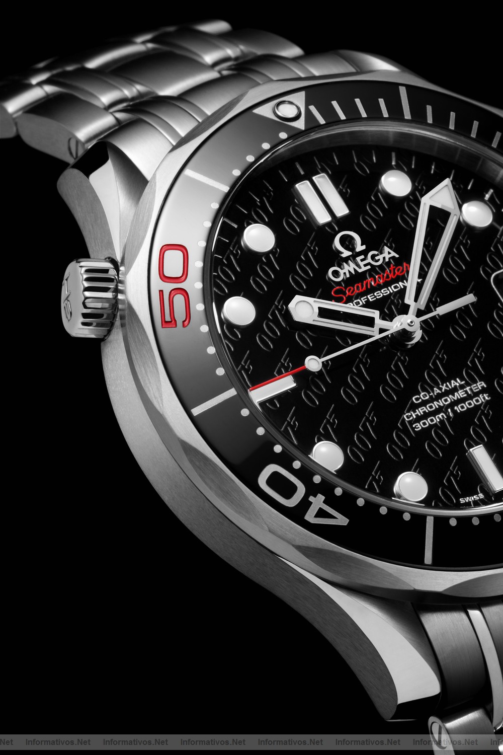 Reloj de colección James Bond 007 50th Anniversary Classic Seamaster Co-Axial 300 M
