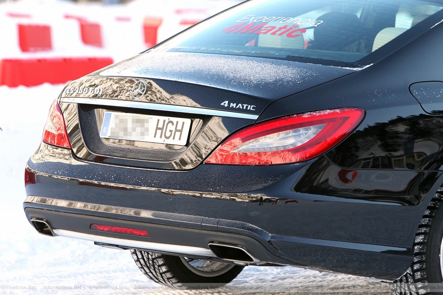 ANDORRA-FEB012.- Cursos de conducción de Mercedes Benz en Vallnord