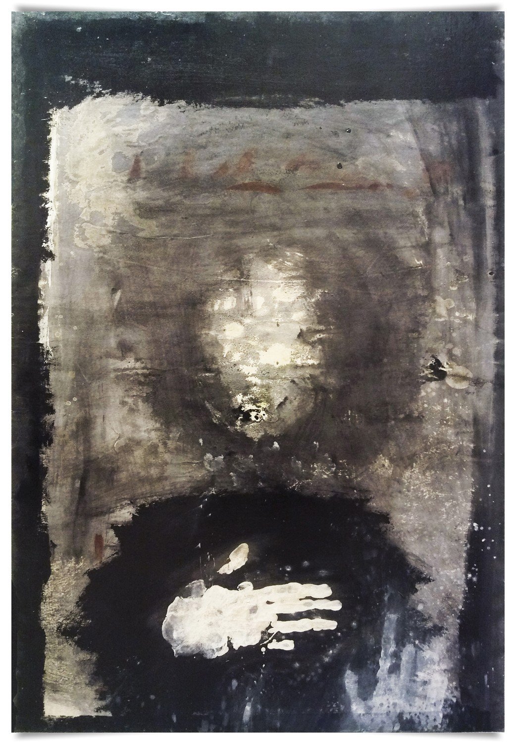 “La main” (1964). Óleo/cartón/tela 110x75 cm. del  extraordinario pintor, grabador y escultor barcelonés Antoni Clavé. Galería Jordi Pascual.