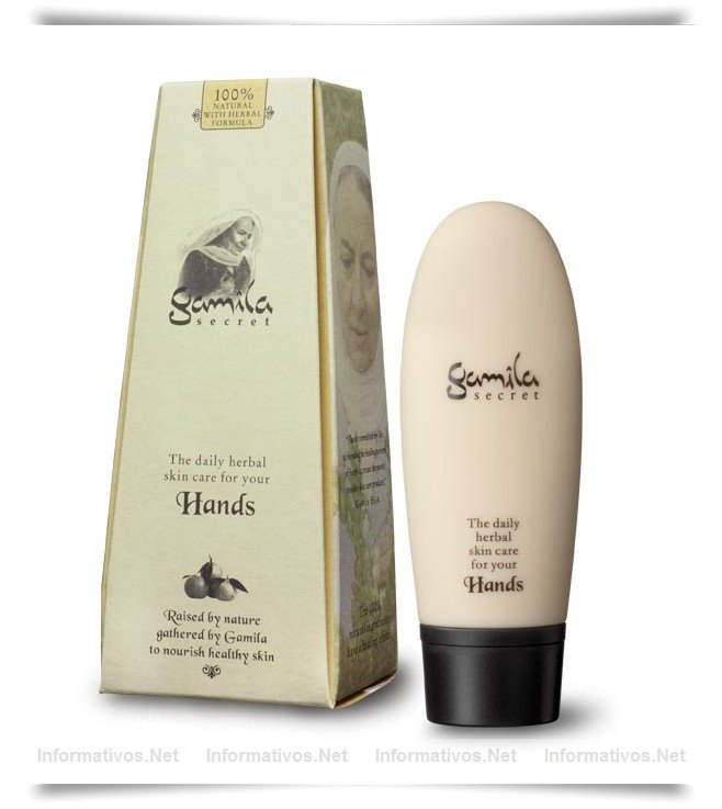 Gamila un secreto de belleza de éxito internacional. Crema de manos