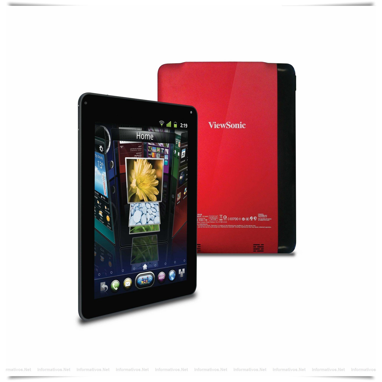 ViewPad E100: con WiFi 307€ / con 3G 384€ (Su lanzamiento se prevé para el 2Q 2012).