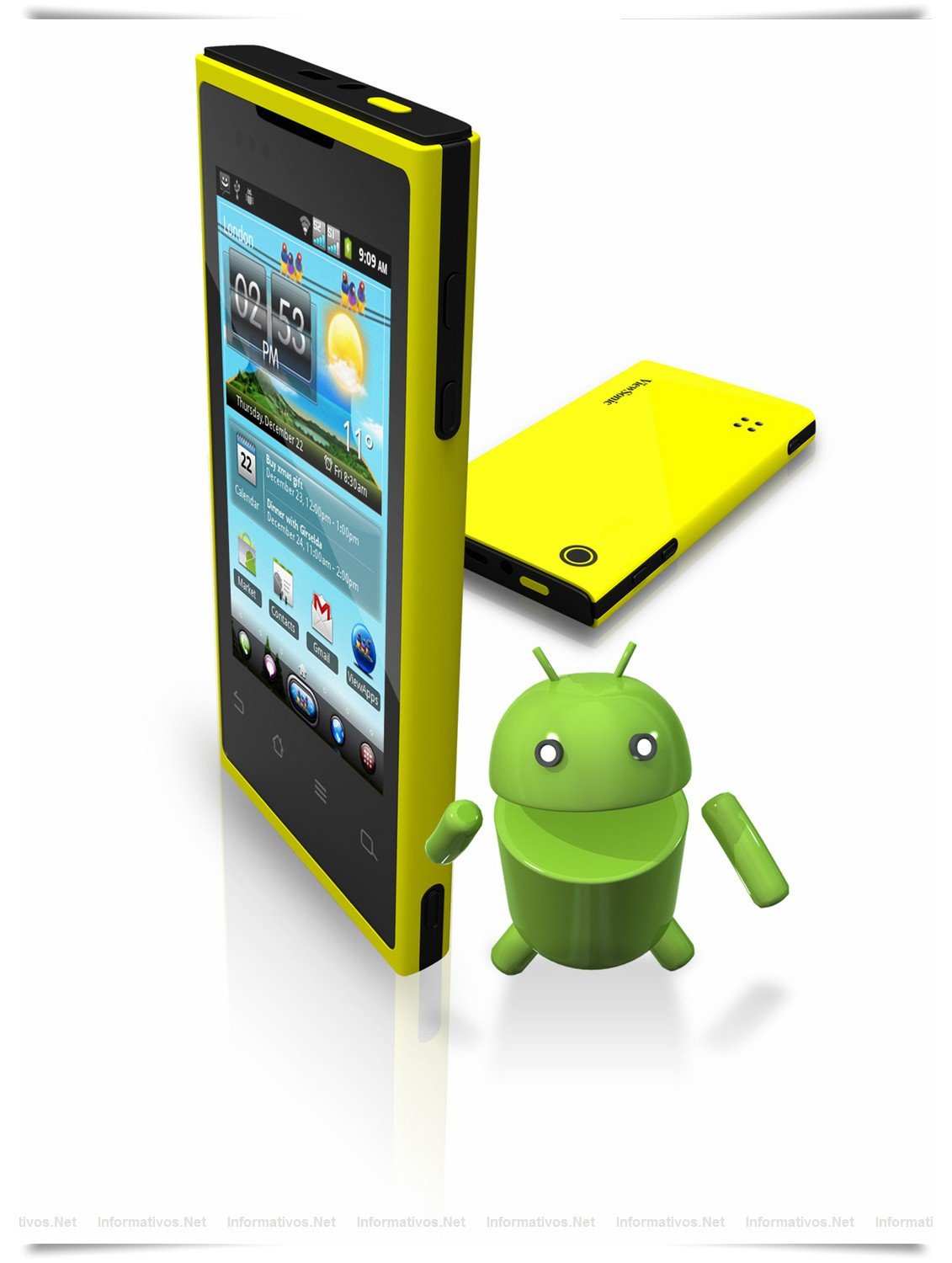 ViewPhone 4e: 307€ (Su lanzamiento se prevé para el 2Q 2012).