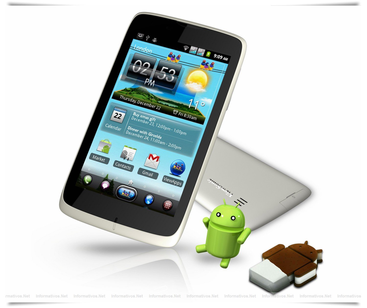 ViewPhone 5e: 460€ (Su lanzamiento se prevé para el 3Q 2012).