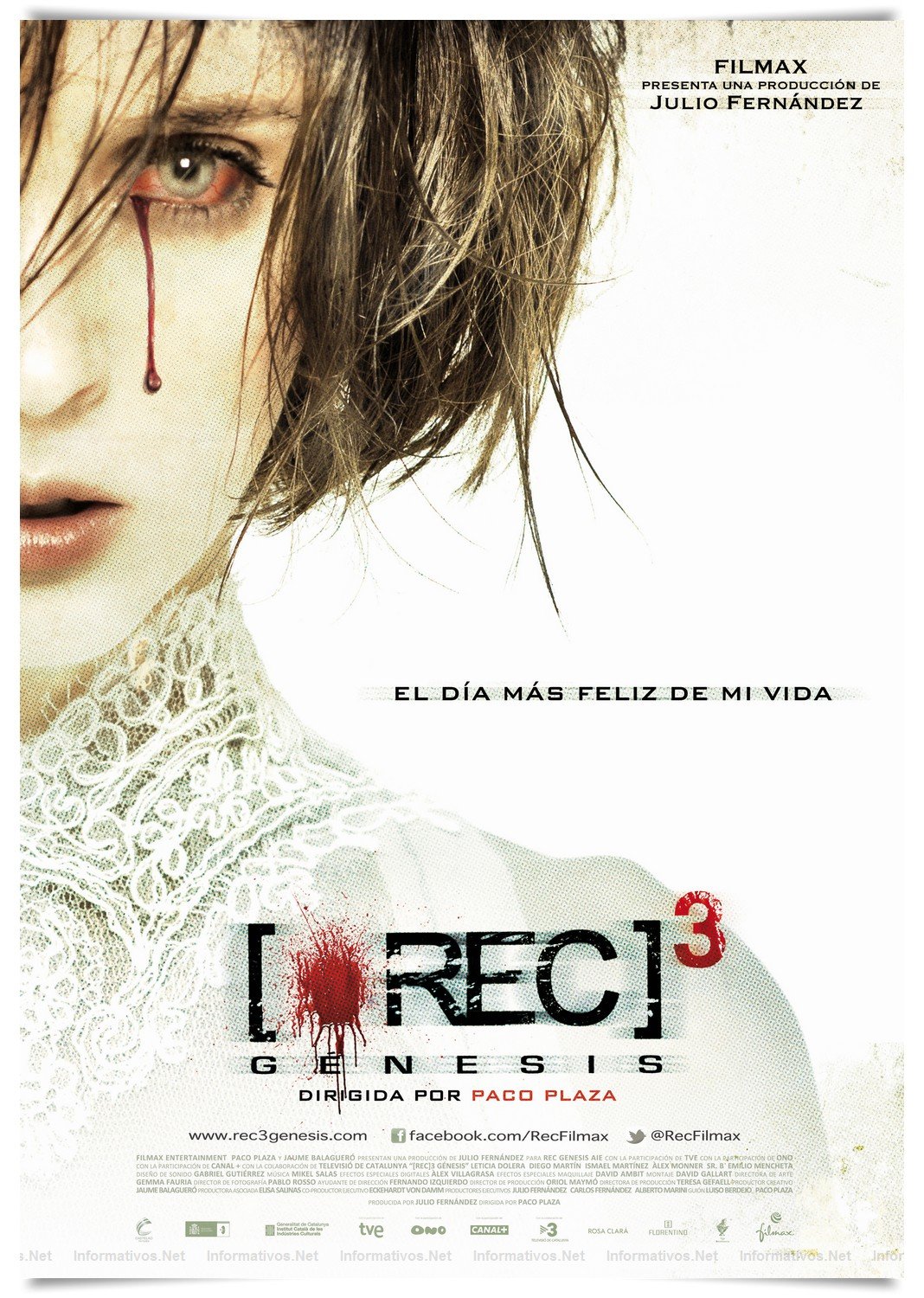 [REC]3 Génesis se estrenará en cines el 30 de marzo de 2012.