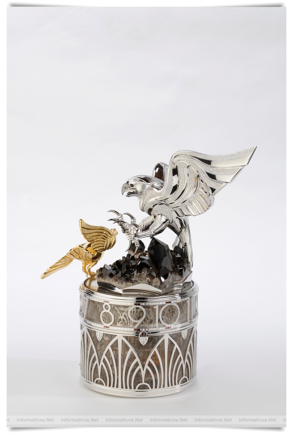 "El halcón y la avutarda" de Parmigiani Fleurier ha sido  presentada  en exclusiva en la Doha 9th Jewelry and Watch Exhibition