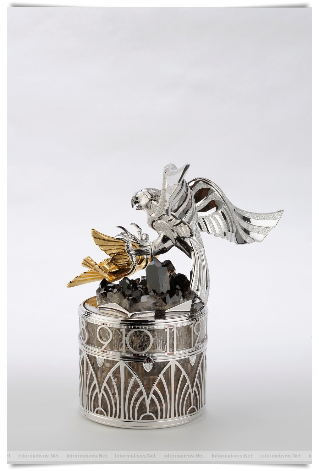 "El halcón y la avutarda" de Parmigiani Fleurier ha sido  presentada  en exclusiva en la Doha 9th Jewelry and Watch Exhibition