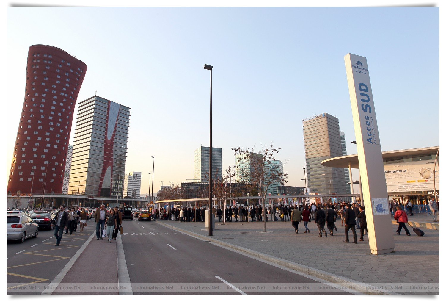 BCN27MAR012.- Vista de Alimentaria (desde su acceso Sur)