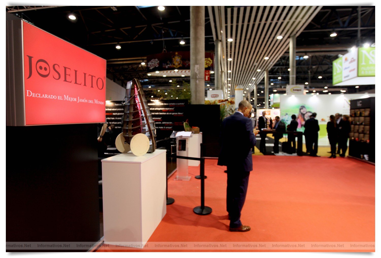 BCN27MAR012.-  Alimentaria Premium: Espacio Joselito, posiblemente, el mejor ibérico del mundo.