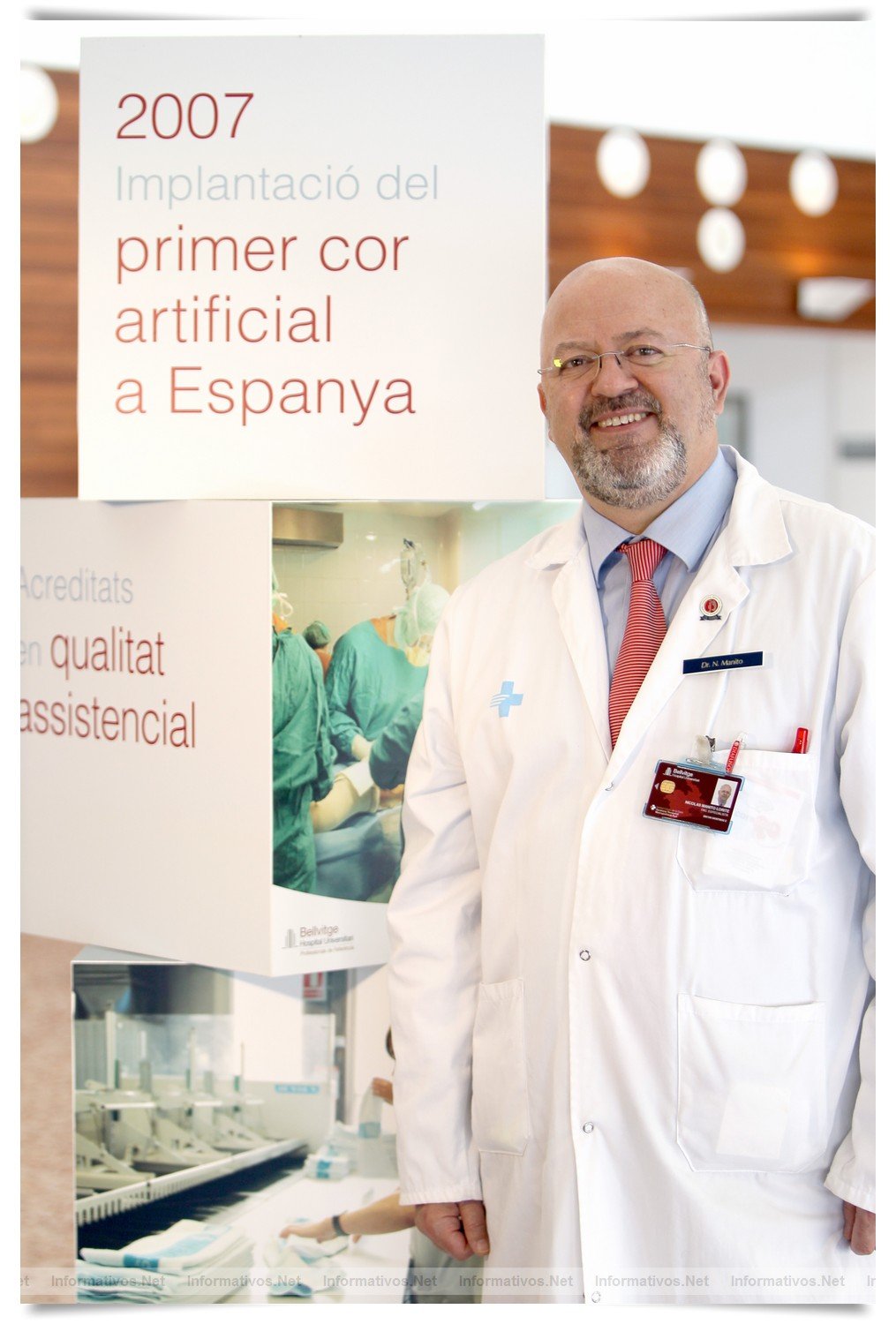 L´Hospitalet-30MAR012.- Dr. Nicolás Manito, Director de la Unidad de Insuficiencia Cardíaca y Trasplante Cardíaco del Hospital de Bellvitge; además de Miembro de la Sociedad Española de Cardiología (SEC)