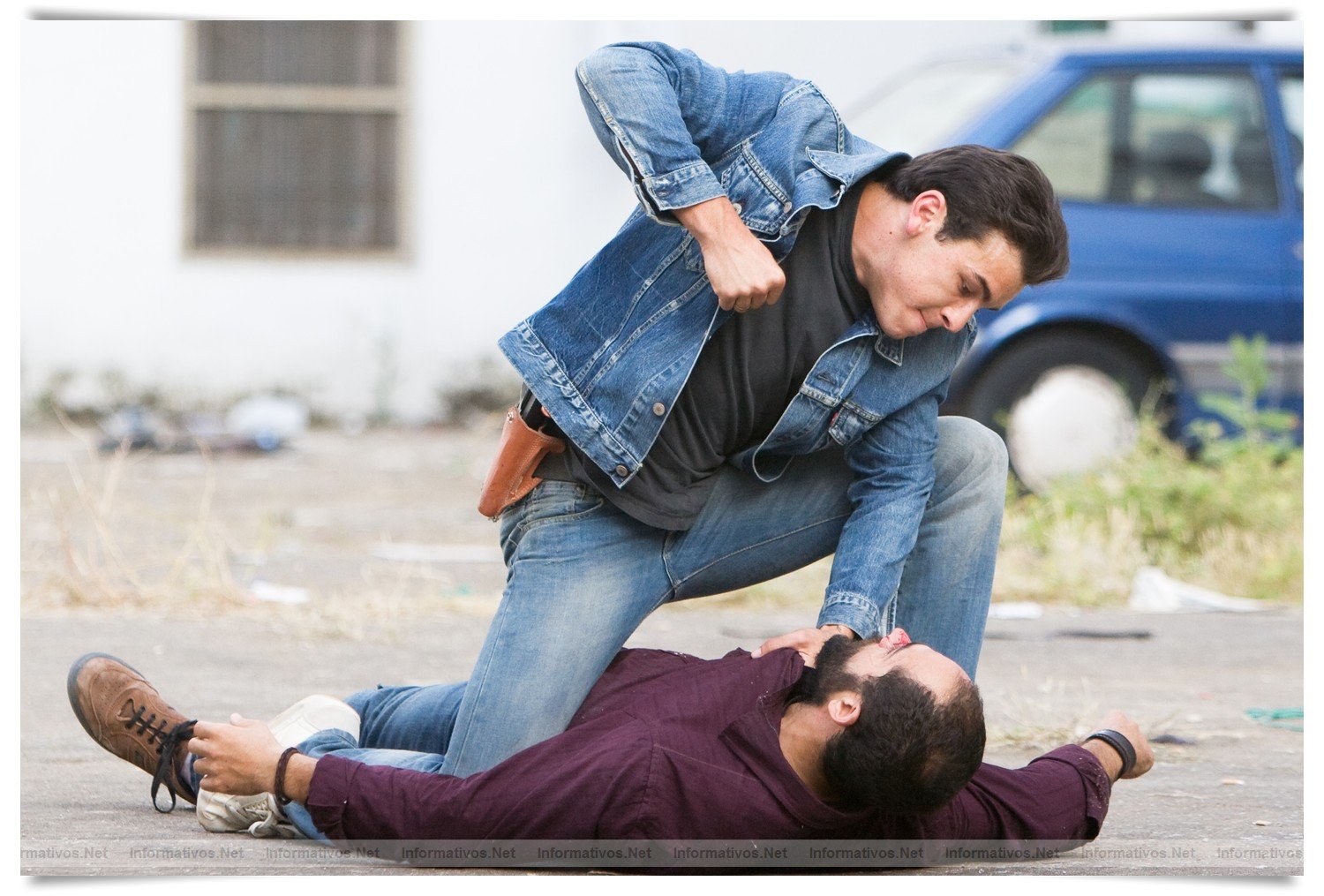 Rodaje en Sevilla de la película Grupo7, dirigida por Alberto Rodrígues, producida por Atípica Films y La Zanfoña Producciones.
