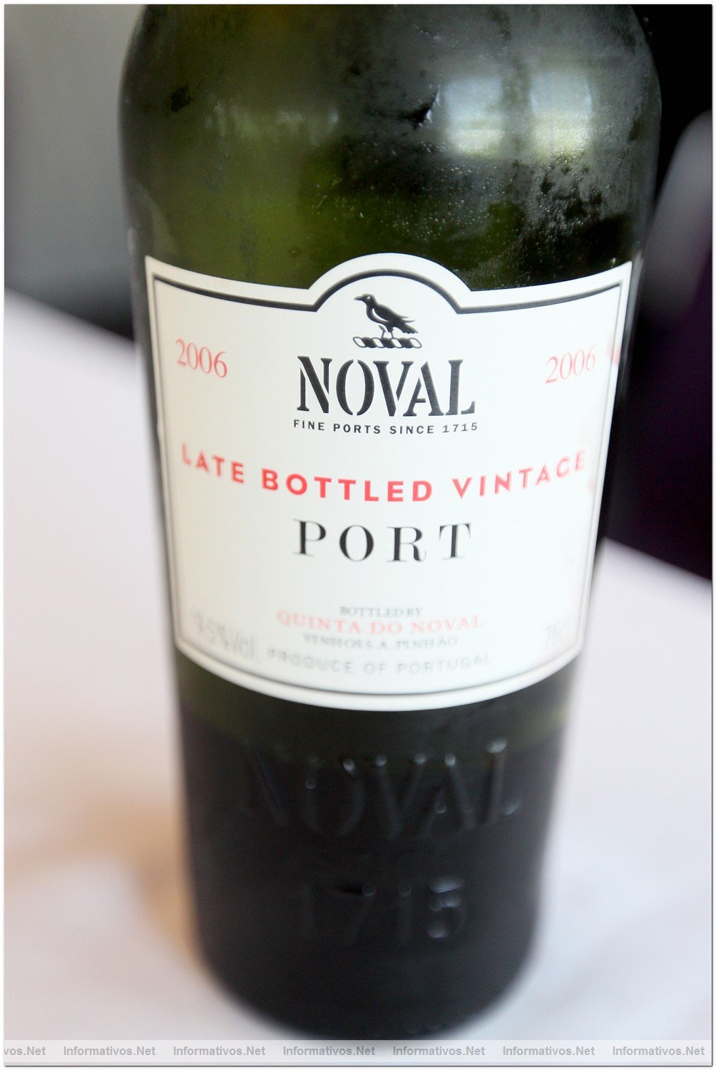 Degustacin de la Alta Cocina Portuguesa. Un Oporto Naval de 2006