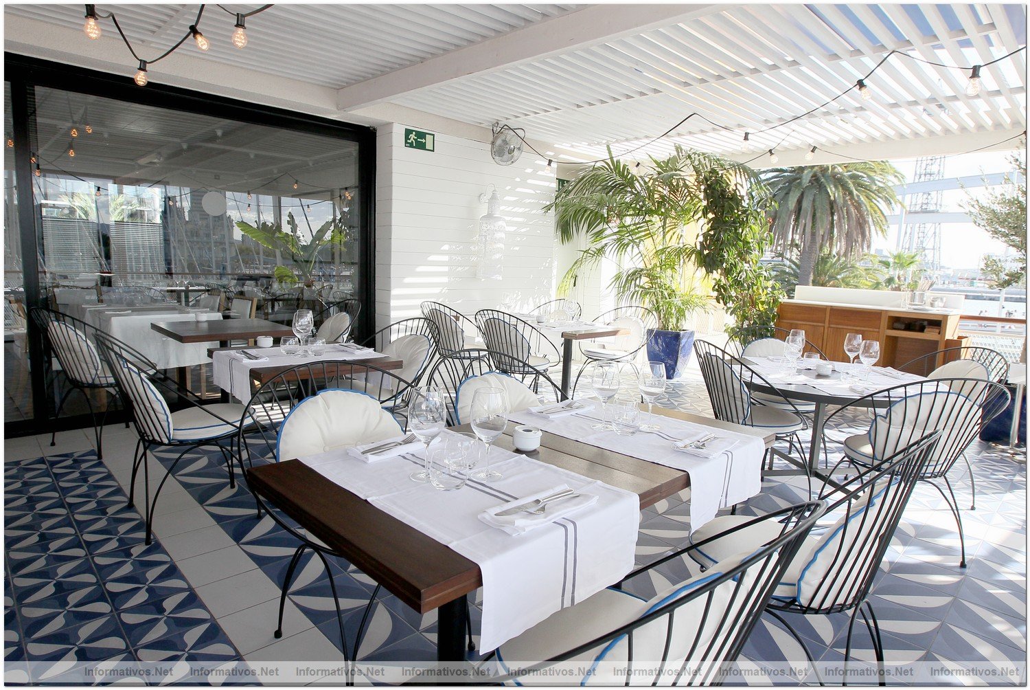 BCNSEP2012.- Restaurante Maritim, junto al Real Club Naútico de Barcelona.