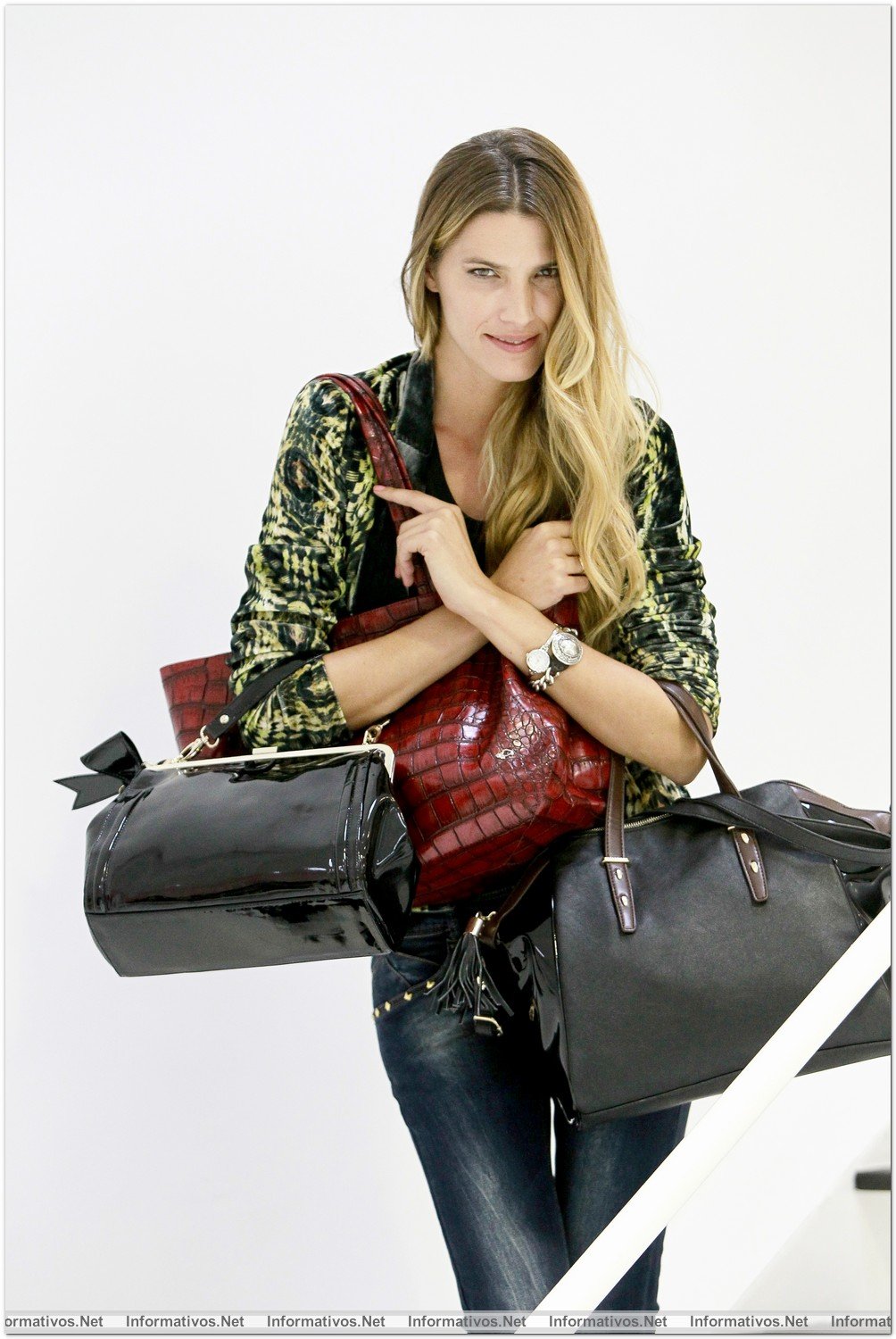 BCNOCT012.- La modelo Laura Sánchez protagonista de la campaña de la firma de bolsos, maletas y complementos Carpisa.