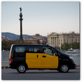 :: Pulse para Ampliar :: BCN22NOV012.- Nissan ha presentado el NV200 y el e-NV200 como el taxi de nueva generación para la ciudad de Barcelona. 