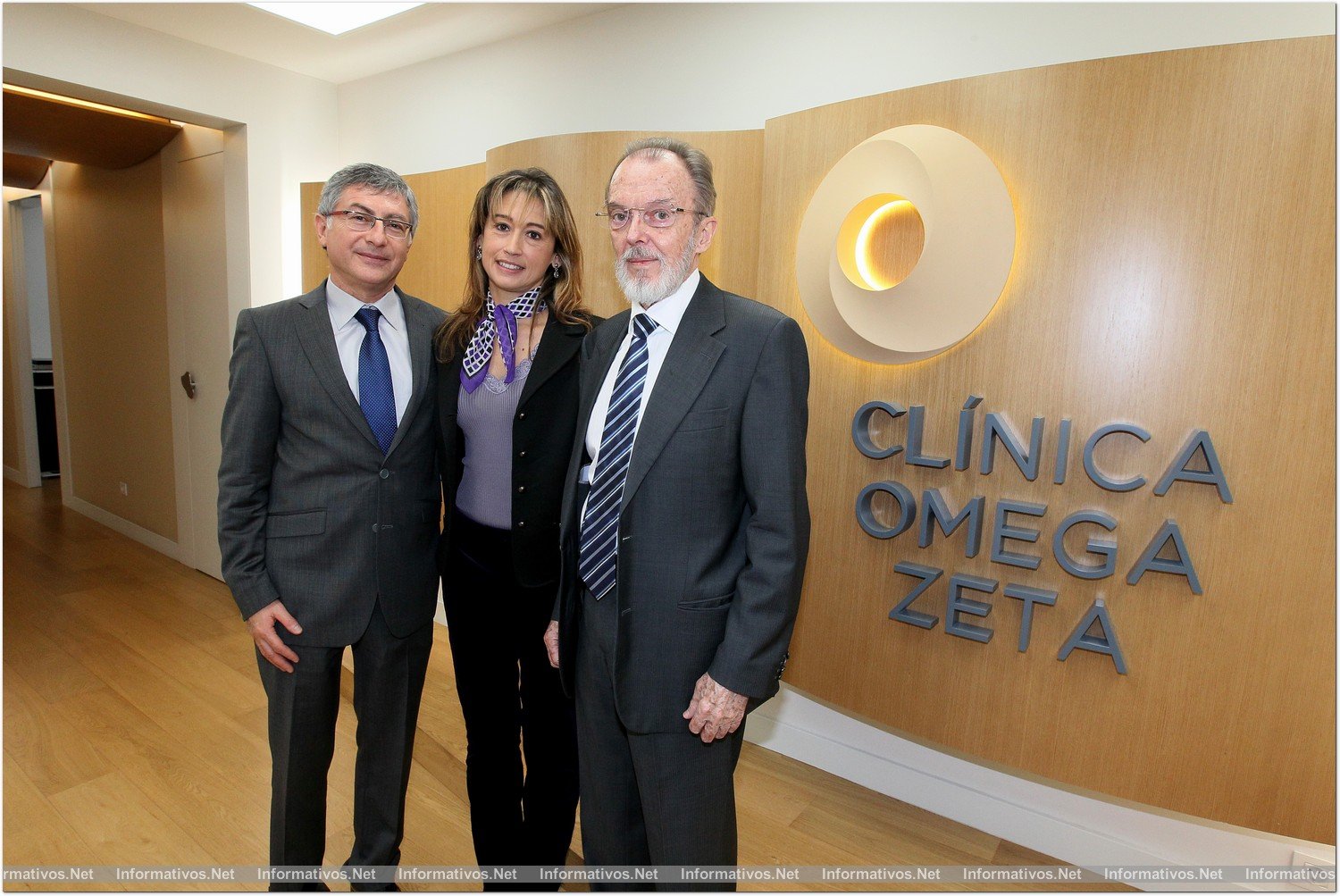 BCN6NOV012.- Clínica Omega Zeta de Medicina Integrativa. Rodrigo Jarpa, Dir. Gestión Clínica Omegazeta; Ana Criado, Marketing Clínica Omega Zeta; Carlos Fradera, Pte. Corporación Omega Zeta