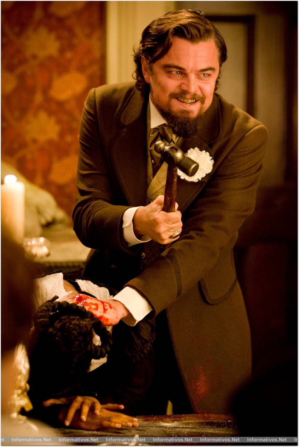 Leonardo DiCaprio in Columbia Pictures' "Django Unchained," starring Jamie Foxx and Christoph Waltz.