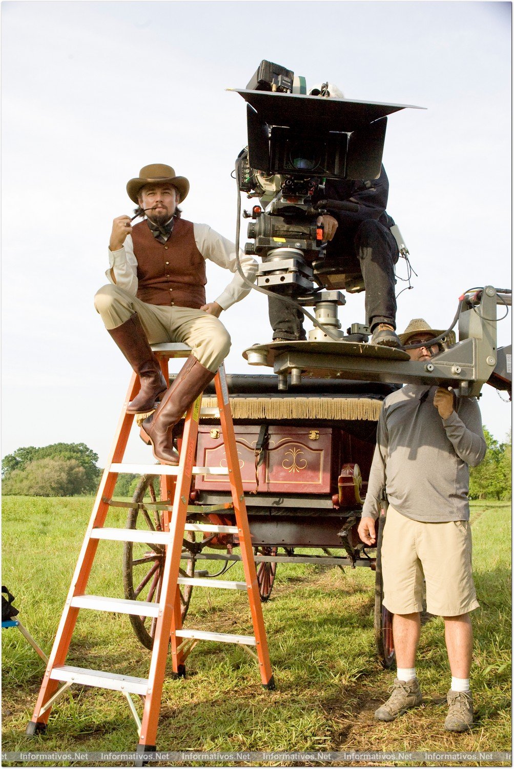 Leonardo DiCaprio in Columbia Pictures' "Django Unchained," starring Jamie Foxx and Christoph Waltz. Making of