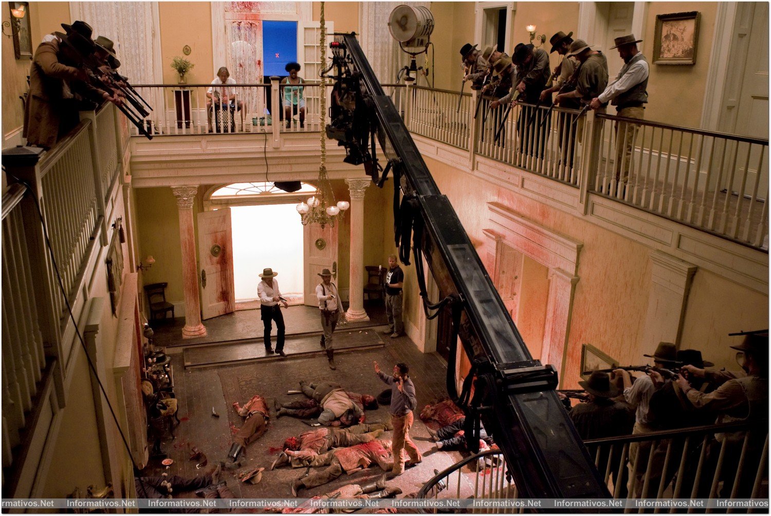 Christoph Waltz, left, and Jamie Foxx star in Columbia Pictures' "Django Unchained."