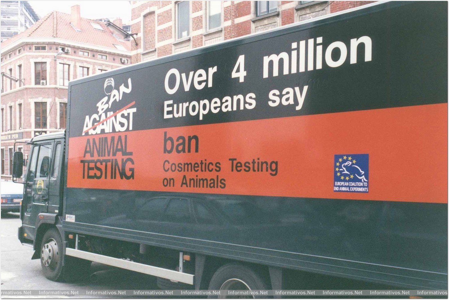 The Body Shop’s mobile campaign message following the collection of 4 million petition signatures in 1996