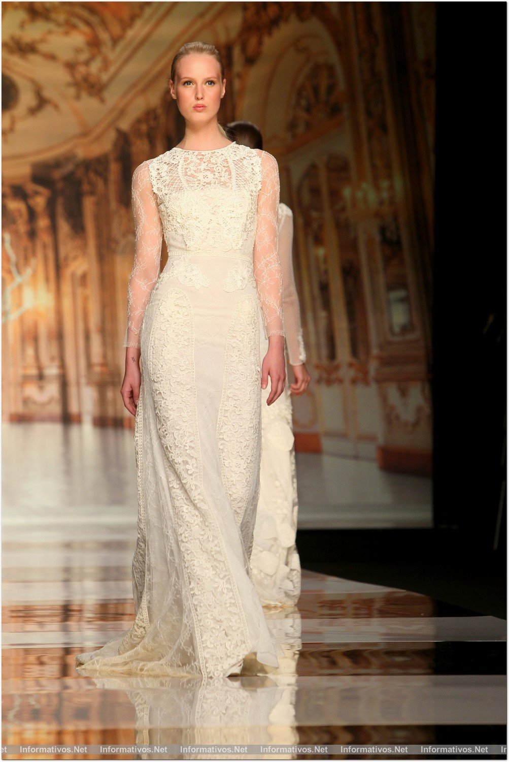 BCN01MAY013.- Barcelona Bridal Week- Pasarela Gaudí: Yolan Cris 