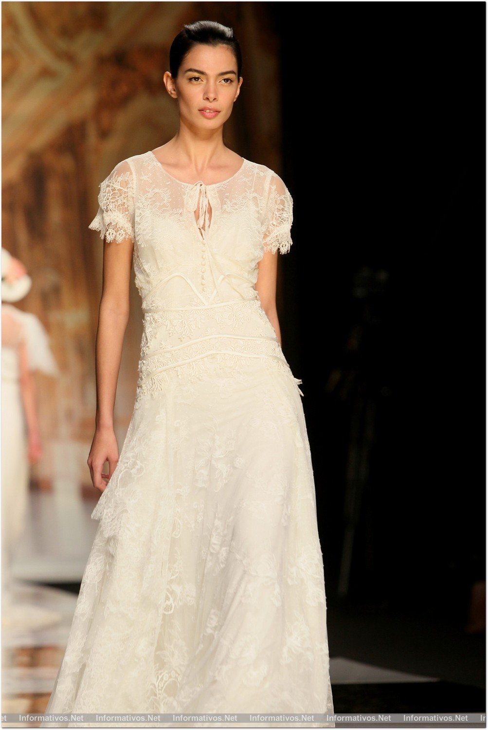 BCN01MAY013.- Barcelona Bridal Week- Pasarela Gaudí: Yolan Cris 