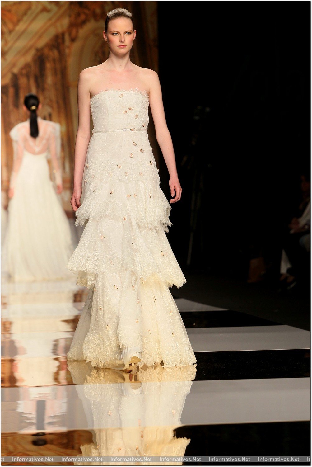 BCN01MAY013.- Barcelona Bridal Week- Pasarela Gaudí: Yolan Cris 