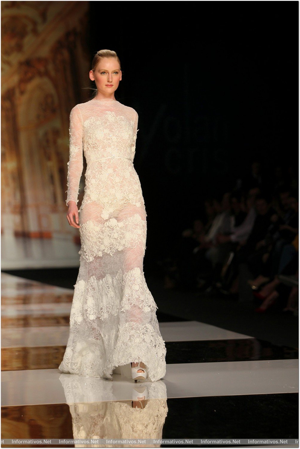 BCN01MAY013.- Barcelona Bridal Week- Pasarela Gaudí: Yolan Cris 