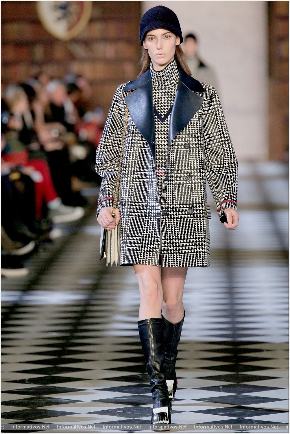 NEW YORK, NY - FEBRUARY 10:  A model walks the runway at the Tommy Hilfiger Fall 2013 Women's Collection fashion show during Mercedes-Benz Fashion Week at the Park Avenue Armory on February 10, 2013 in New York City.