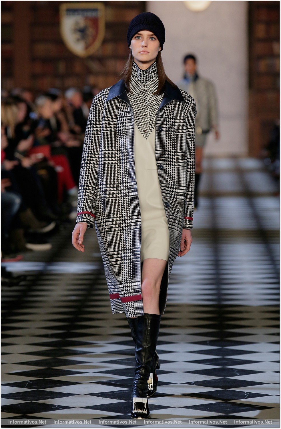 NEW YORK, NY - FEBRUARY 10:  A model walks the runway at the Tommy Hilfiger Fall 2013 Women's Collection fashion show during Mercedes-Benz Fashion Week at the Park Avenue Armory on February 10, 2013 in New York City.
