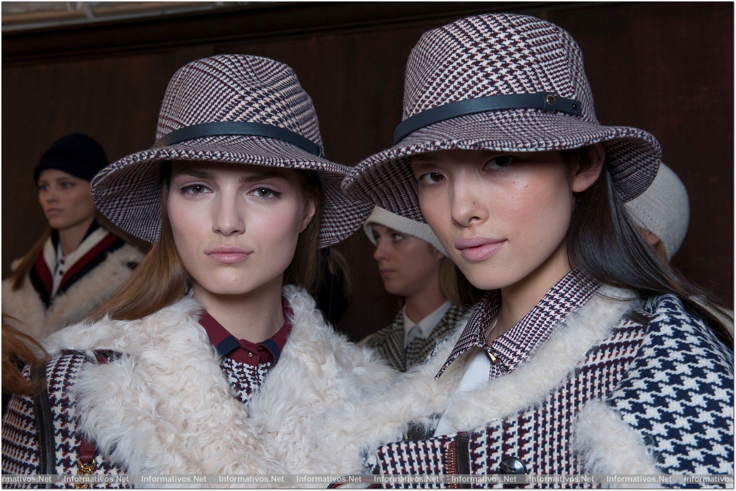 NEW YORK, NY - FEBRUARY 10:  Backstage at the Tommy Hilfiger Fall 2013 Women's Collection fashion show during Mercedes-Benz Fashion Week at the Park Avenue Armory