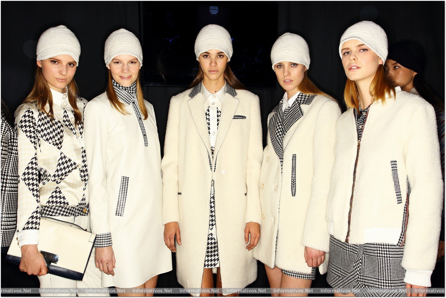 NEW YORK, NY - FEBRUARY 10:  Backstage at the Tommy Hilfiger Fall 2013 Women's Collection fashion show during Mercedes-Benz Fashion Week at the Park Avenue Armory