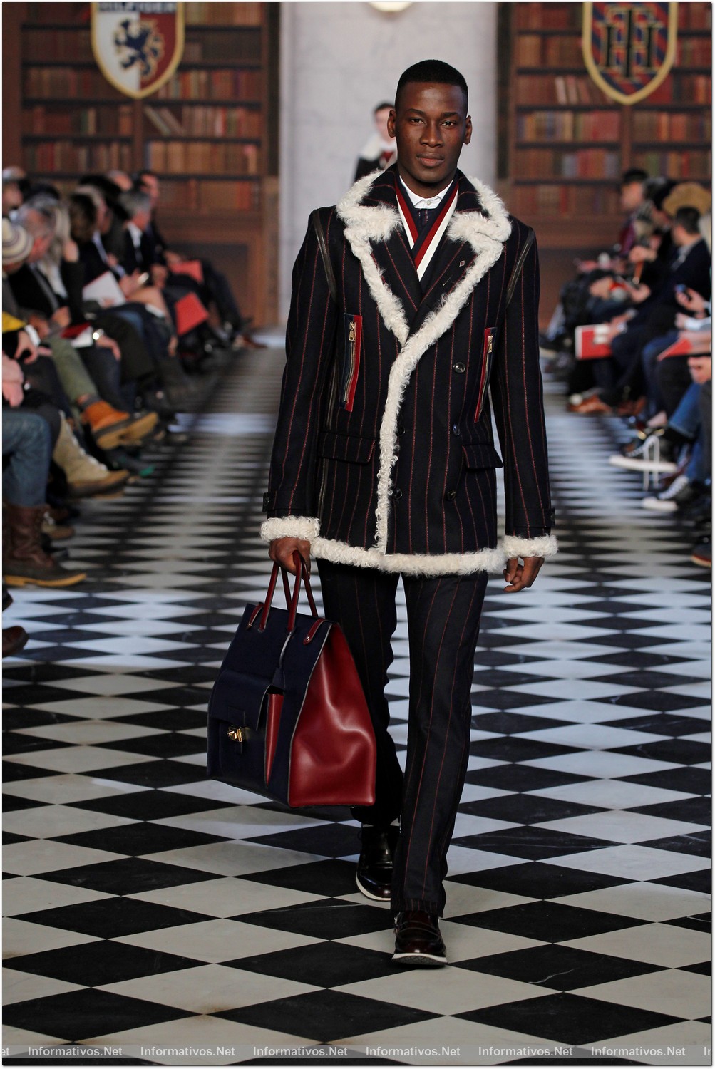 NY08FEB013.- Desfile Tommy Hilfiger Fall 2013 Men's Collection. 24. DAVID