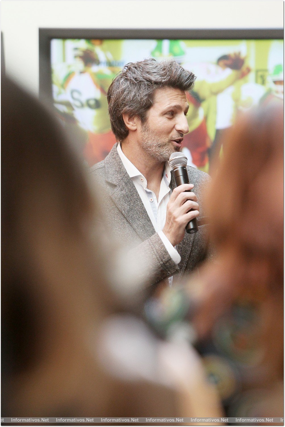 BCNFEB013.- Jesús Olmedo, actor e imagen de Pharmaton Defensas