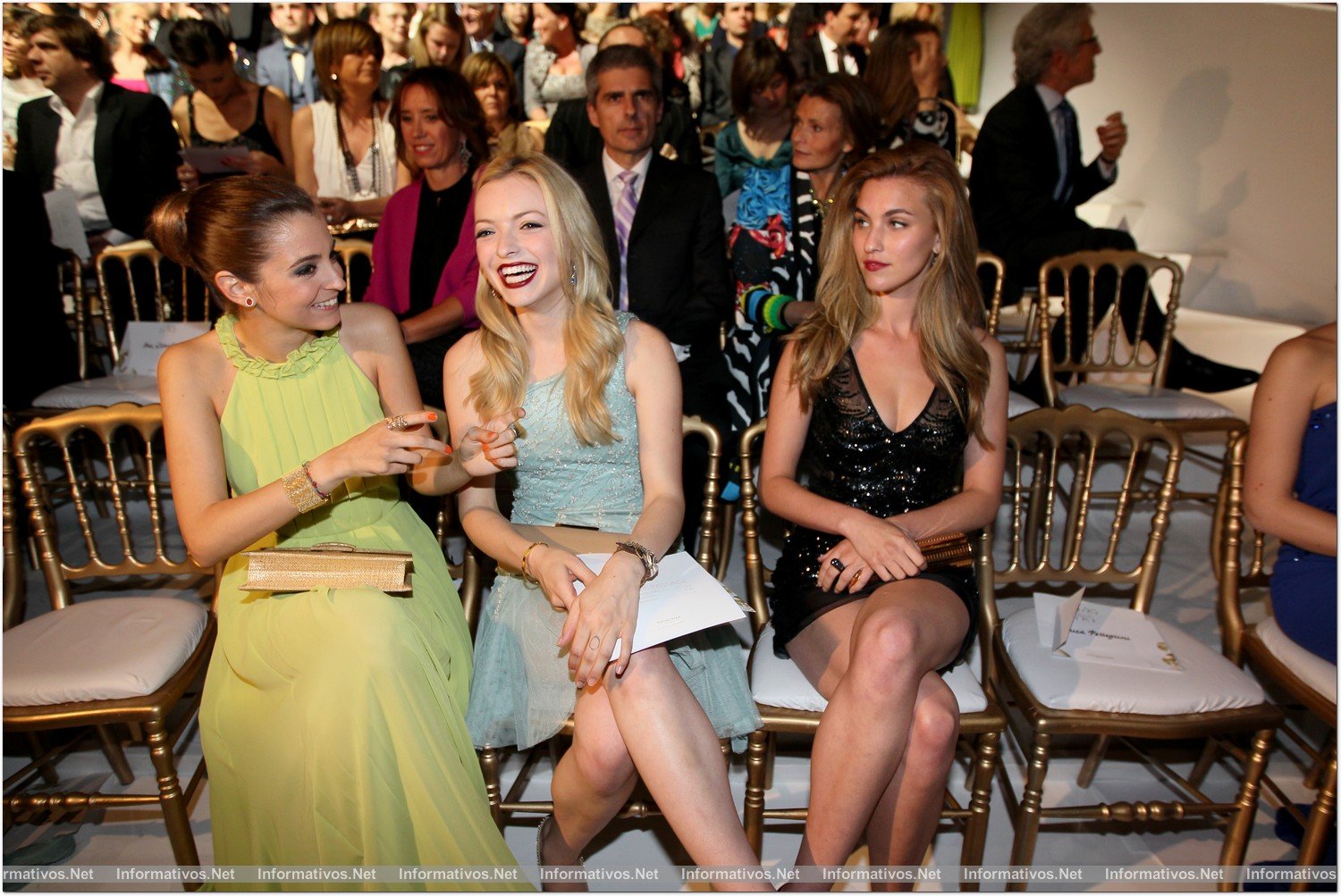 BCN03MAY013.- Barcelona Bridal Week- Pasarela Gaudí: Pronovias. Gabriela Palatchi, Francesca Eastwood y Rainey Qualley