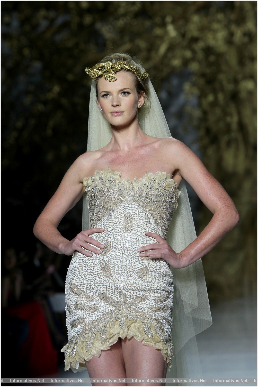 BCN03MAY013.- Barcelona Bridal Week- Pasarela Gaudí: Pronovias. 