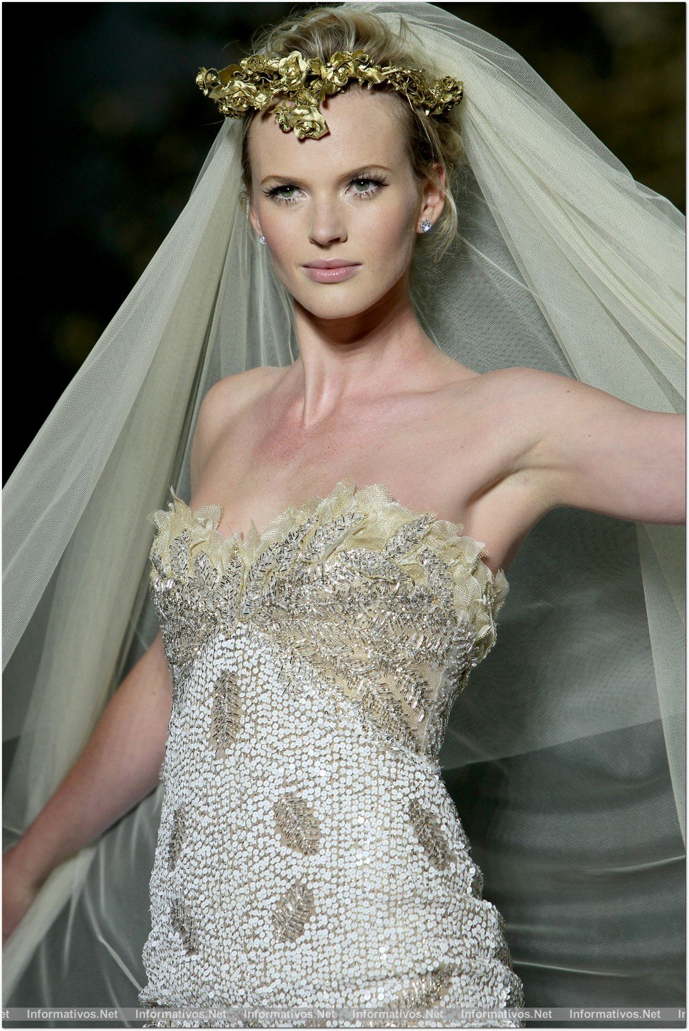BCN03MAY013.- Barcelona Bridal Week- Pasarela Gaudí: Pronovias. 