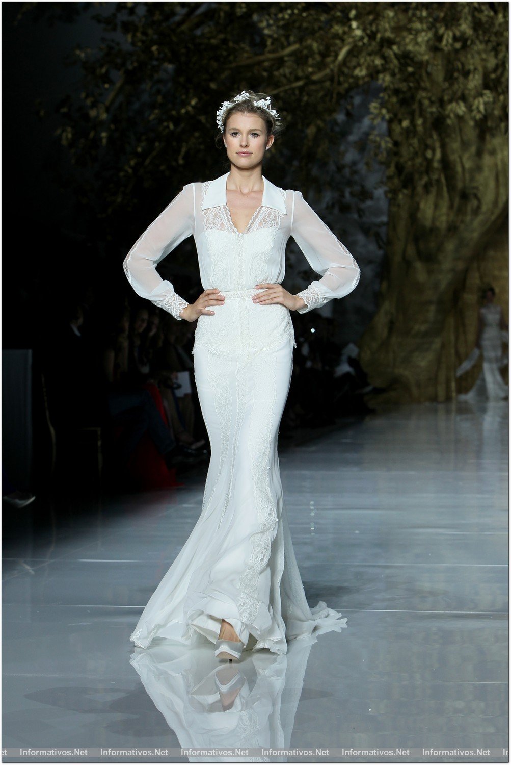 BCN03MAY013.- Barcelona Bridal Week- Pasarela Gaudí: Pronovias. 