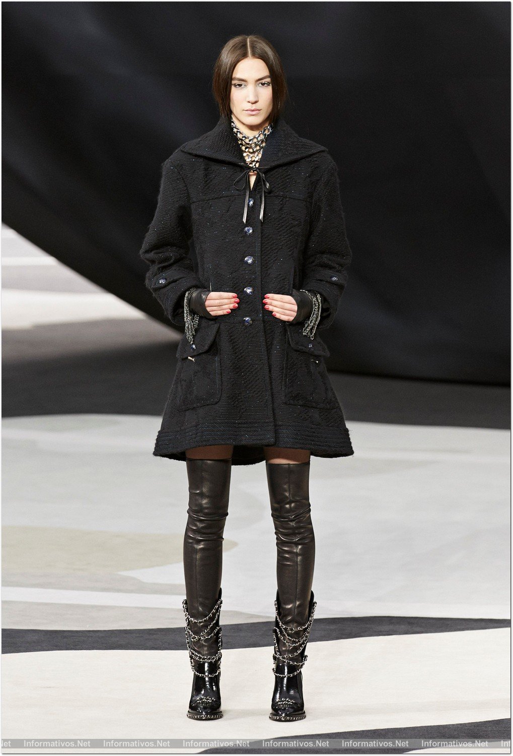 MARZO013.- Semana de la Moda de París 2013: Colección otoño-invierno 2013 - 2014 de Chanel. 
