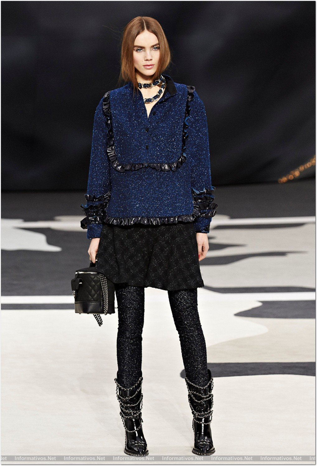 MARZO013.- Semana de la Moda de París 2013: Colección otoño-invierno 2013 - 2014 de Chanel. 
