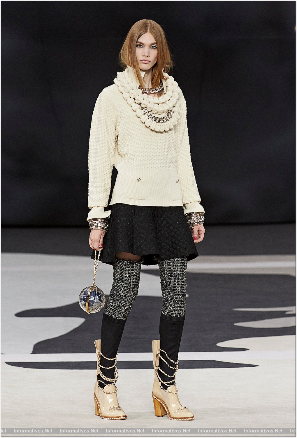 MARZO013.- Semana de la Moda de París 2013: Colección otoño-invierno 2013 - 2014 de Chanel. 